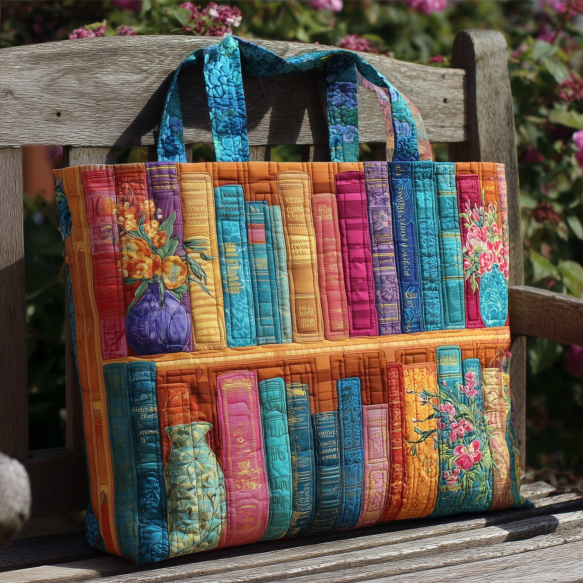 Bookish Heaven Quilted Tote Bag GFTONL5382