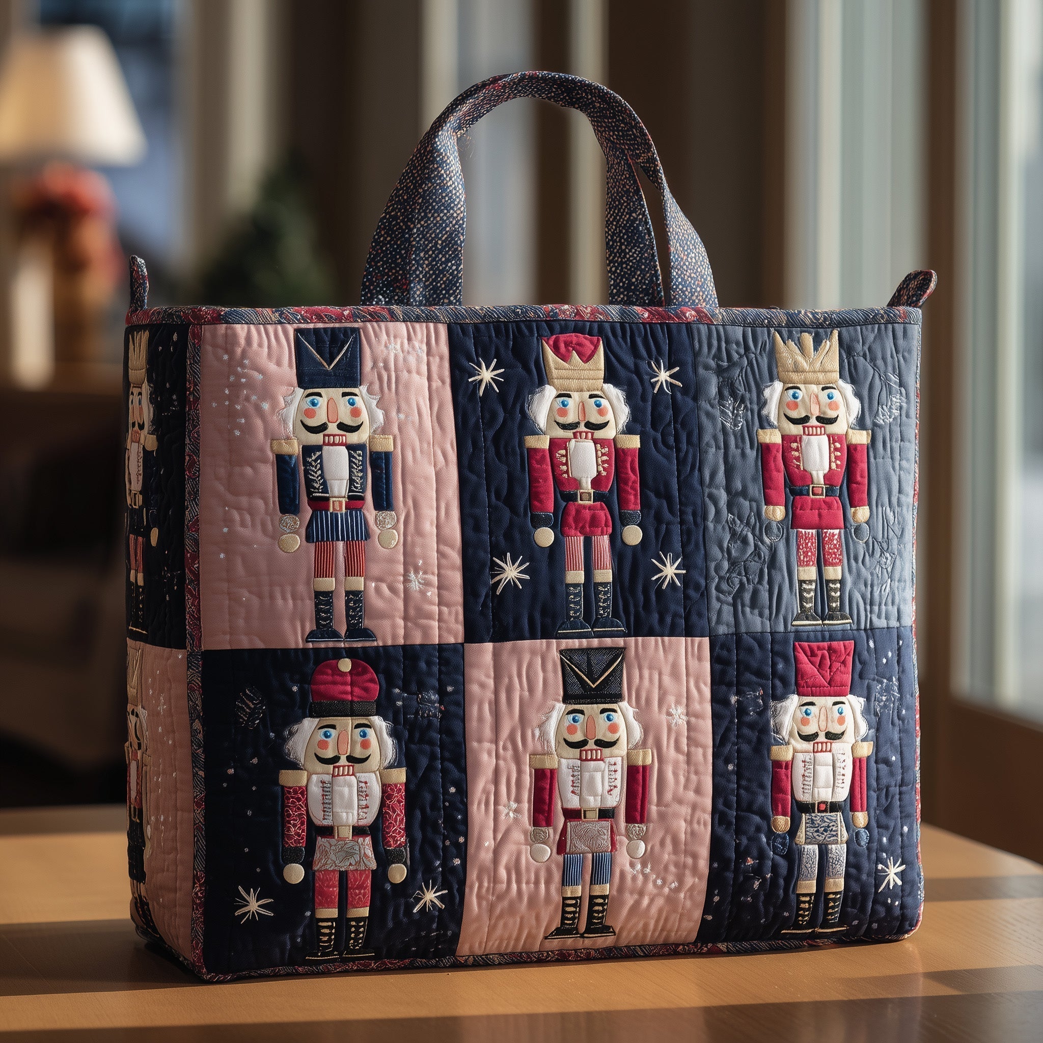 Joyful Nutcracker  Quilted Tote Bag GFTONL5521