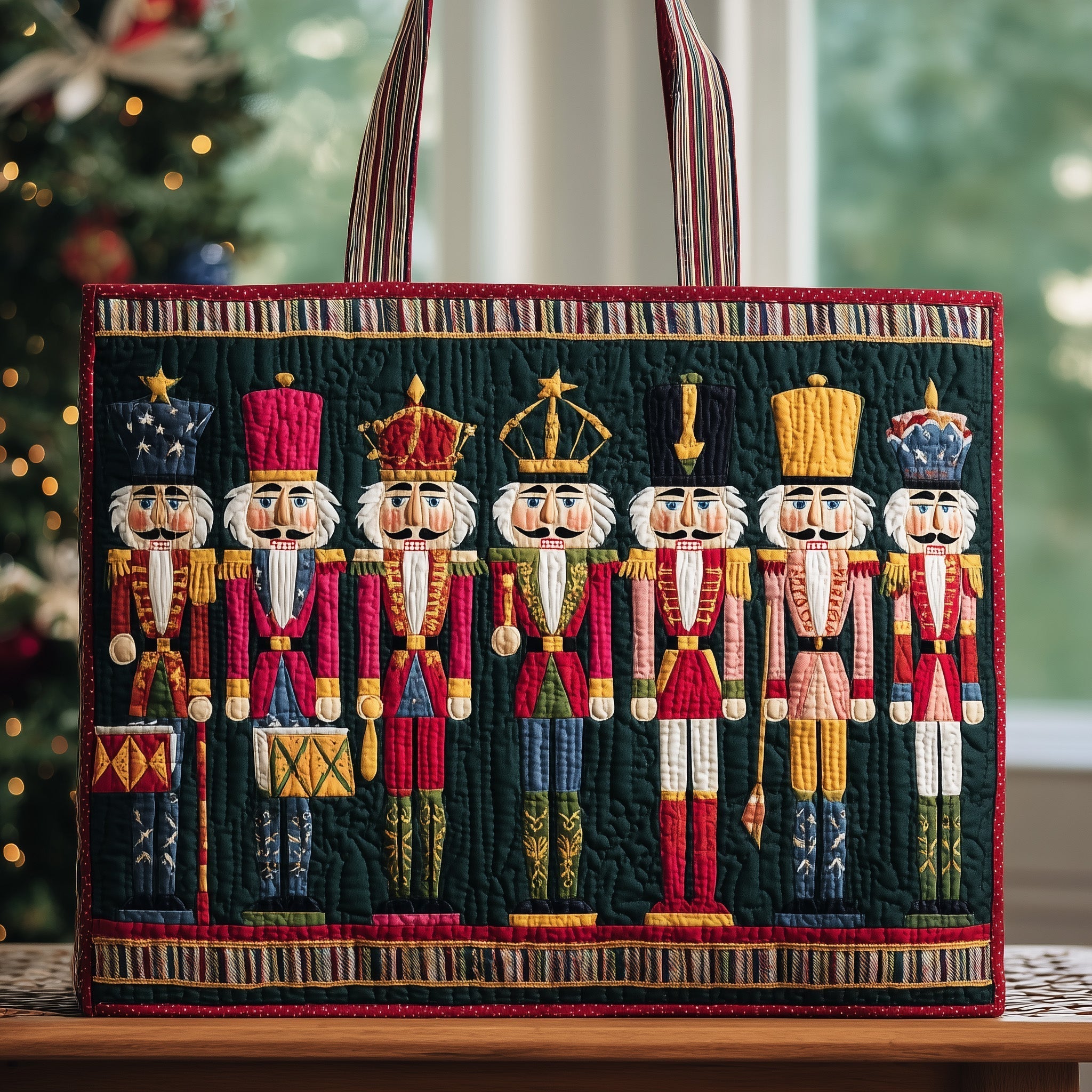 Nutcracker Quilted Tote Bag GFTONL5530