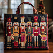 Vintage Nutcracker Quilted Tote Bag GFTONL5536