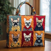 French Bulldog Quilted Tote Bag GFTONL5549