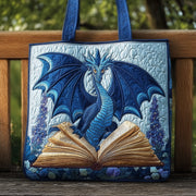 Bookish Dragon Quilted Tote Bag GFTONL5740
