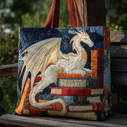 Bookish Dragon Quilted Tote Bag GFTONL5779