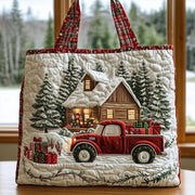Peaceful Cabin Quilted Tote Bag GFTONL6325