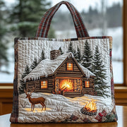 Rustic Cabin Quilted Tote Bag GFTONL6326