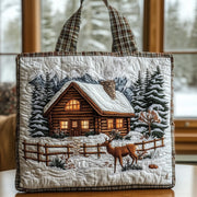 Peaceful Cabin Quilted Tote Bag GFTONL6328