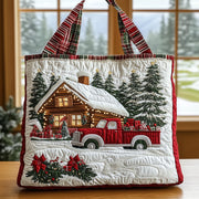 Peaceful Cabin Quilted Tote Bag GFTONL6331