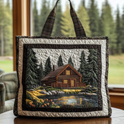 Forest Cabin Quilted Tote Bag GFTONL6334