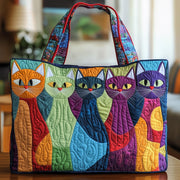 Whimsical Cat Quilted Tote Bag GFTONT1112