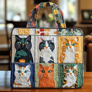 Cat Patchwork Quilted Tote Bag GFTONT1122