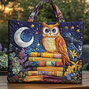 Owl and Book Quilted Tote Bag GFTONT1146
