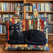 Cat Library Quilted Tote Bag GFTONT1262