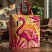 Flamingo Quilted Tote Bag GFTONT1419