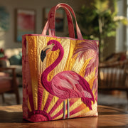 Flamingo Quilted Tote Bag GFTONT1420