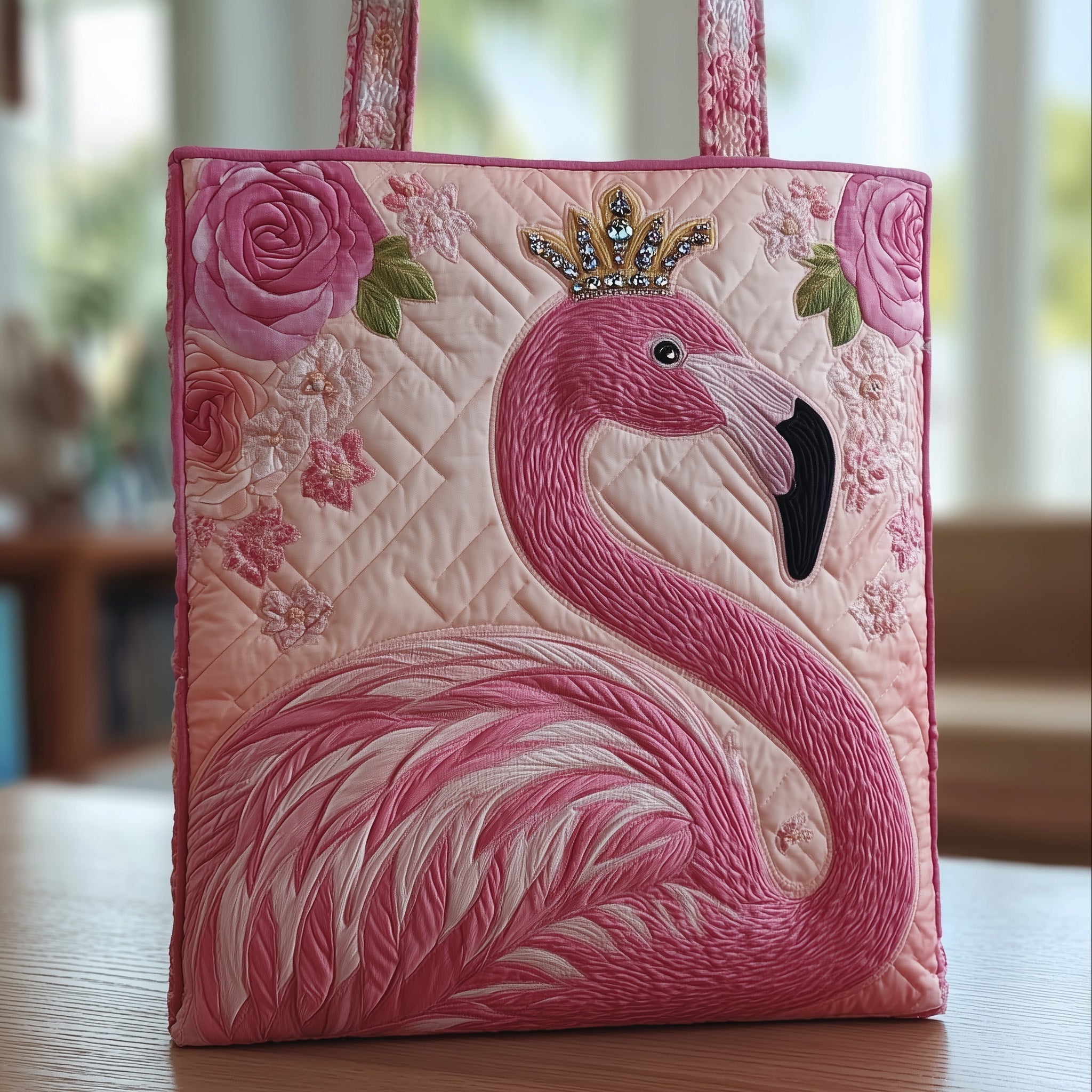 Flamingo Queen Quilted Tote Bag GFTONT1425