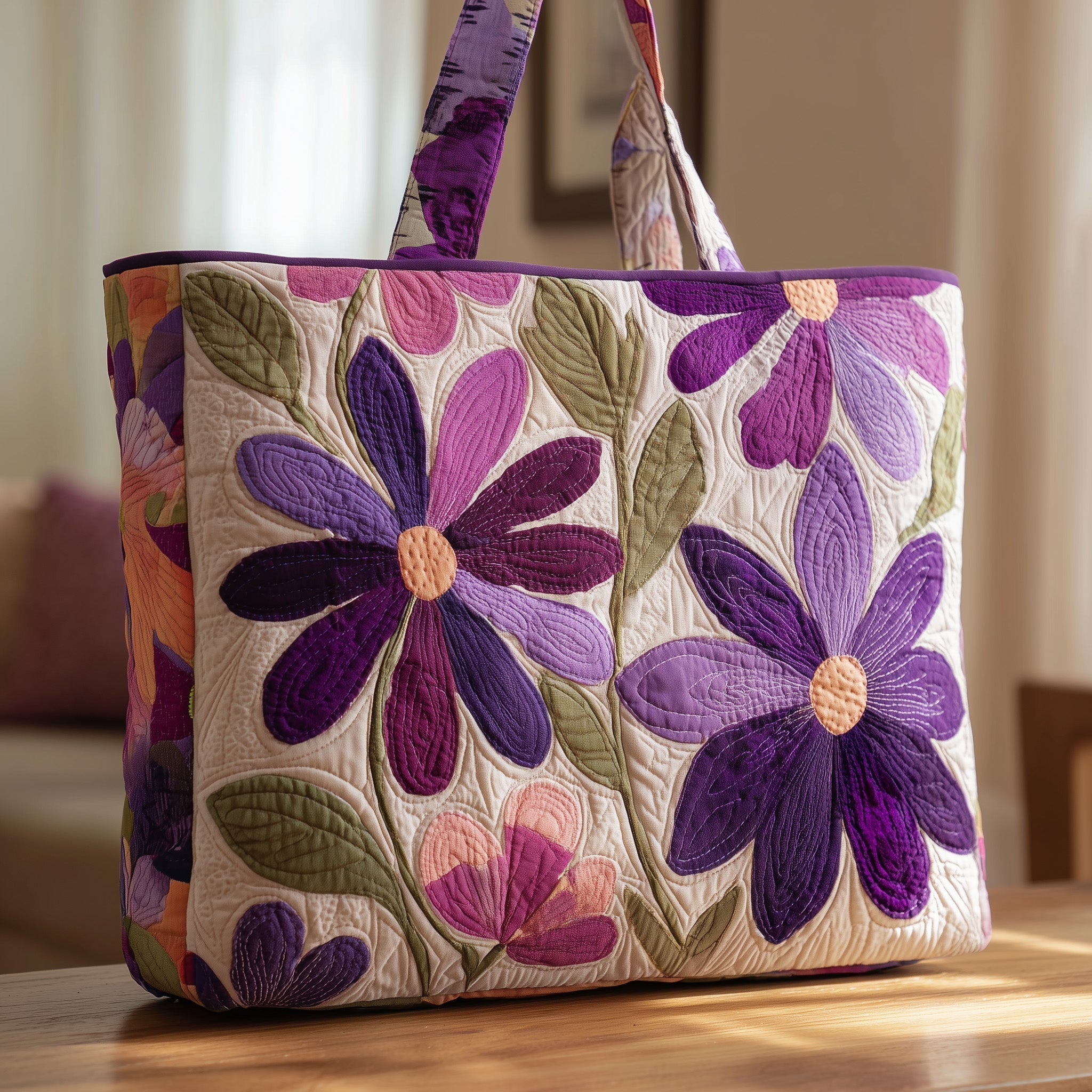Wild Bloom Quilted Tote Bag GFTONT1433