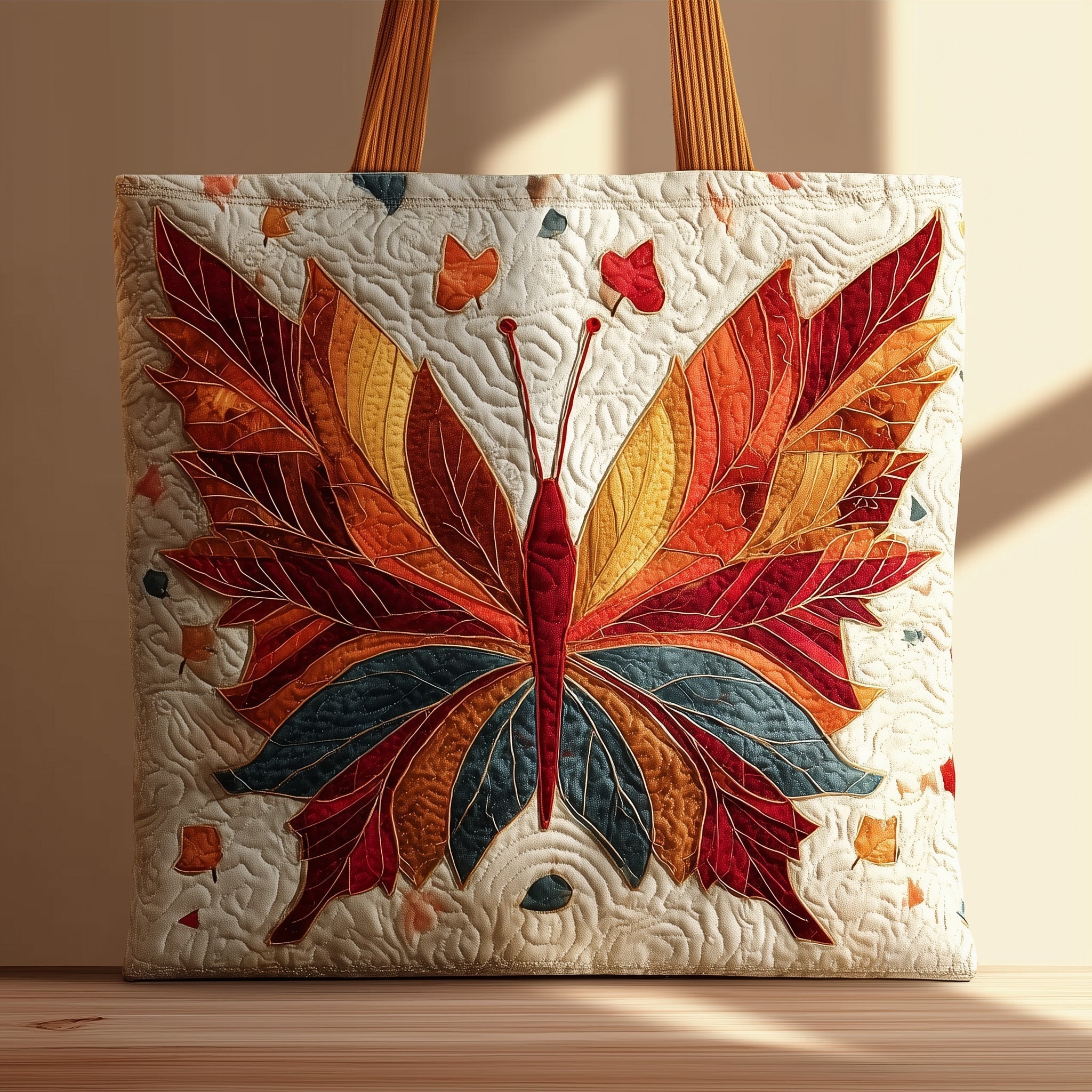 Autumn Butterfly Quilted Tote Bag GFTONT1782