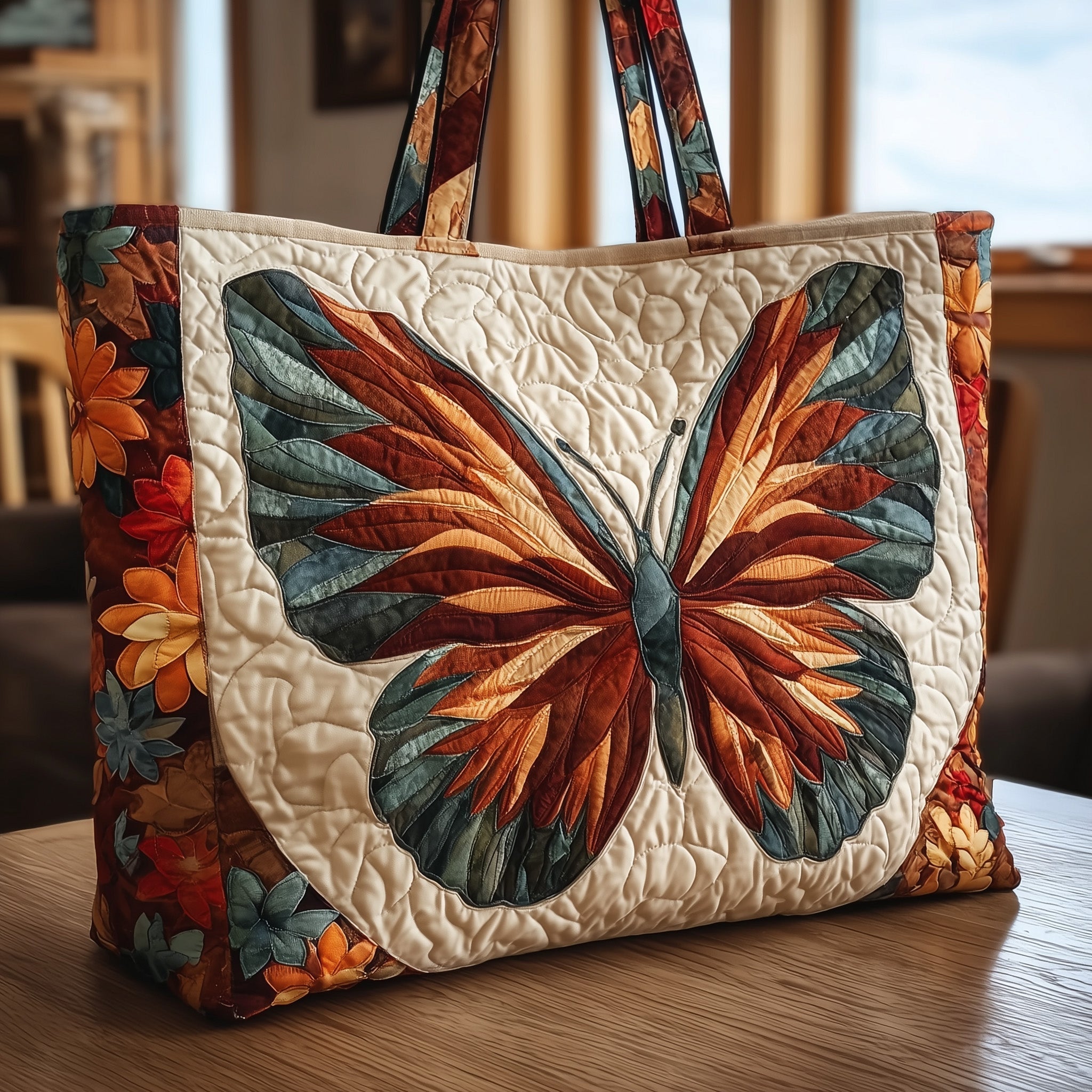 Autumn Wings Quilted Tote Bag GFTONT1784