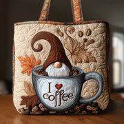 Coffee Gnome Quilted Tote Bag GFTONT1907