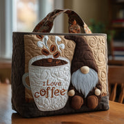 Coffee Gnome Quilted Tote Bag GFTONT1908