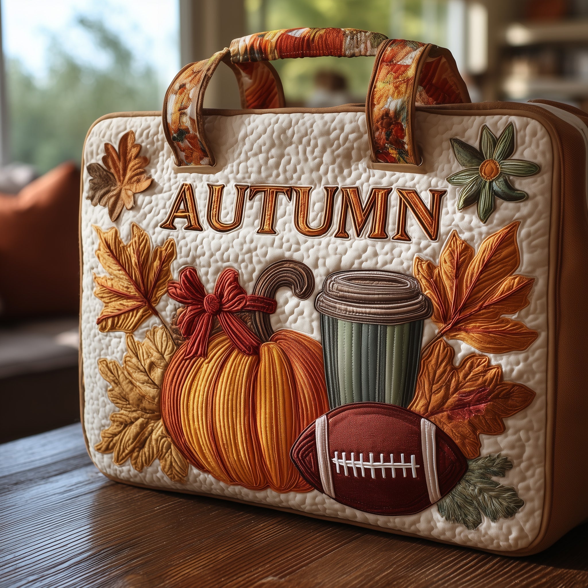 Autumn Joy Quilted Tote Bag GFTONT1931