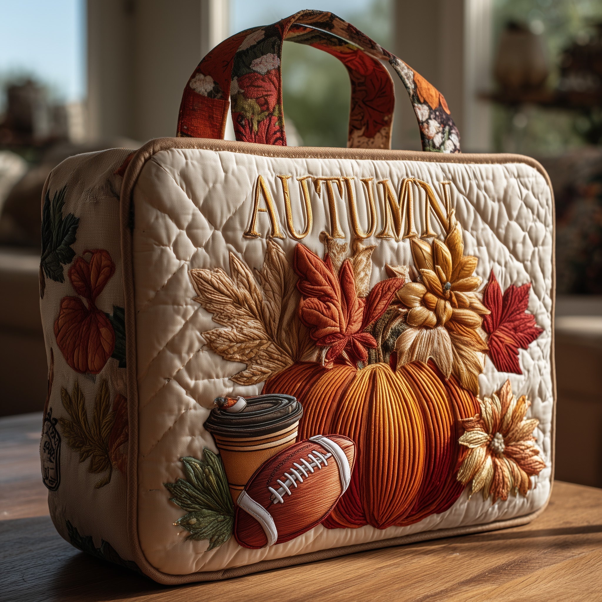 Autumn Joy Quilted Tote Bag GFTONT1933