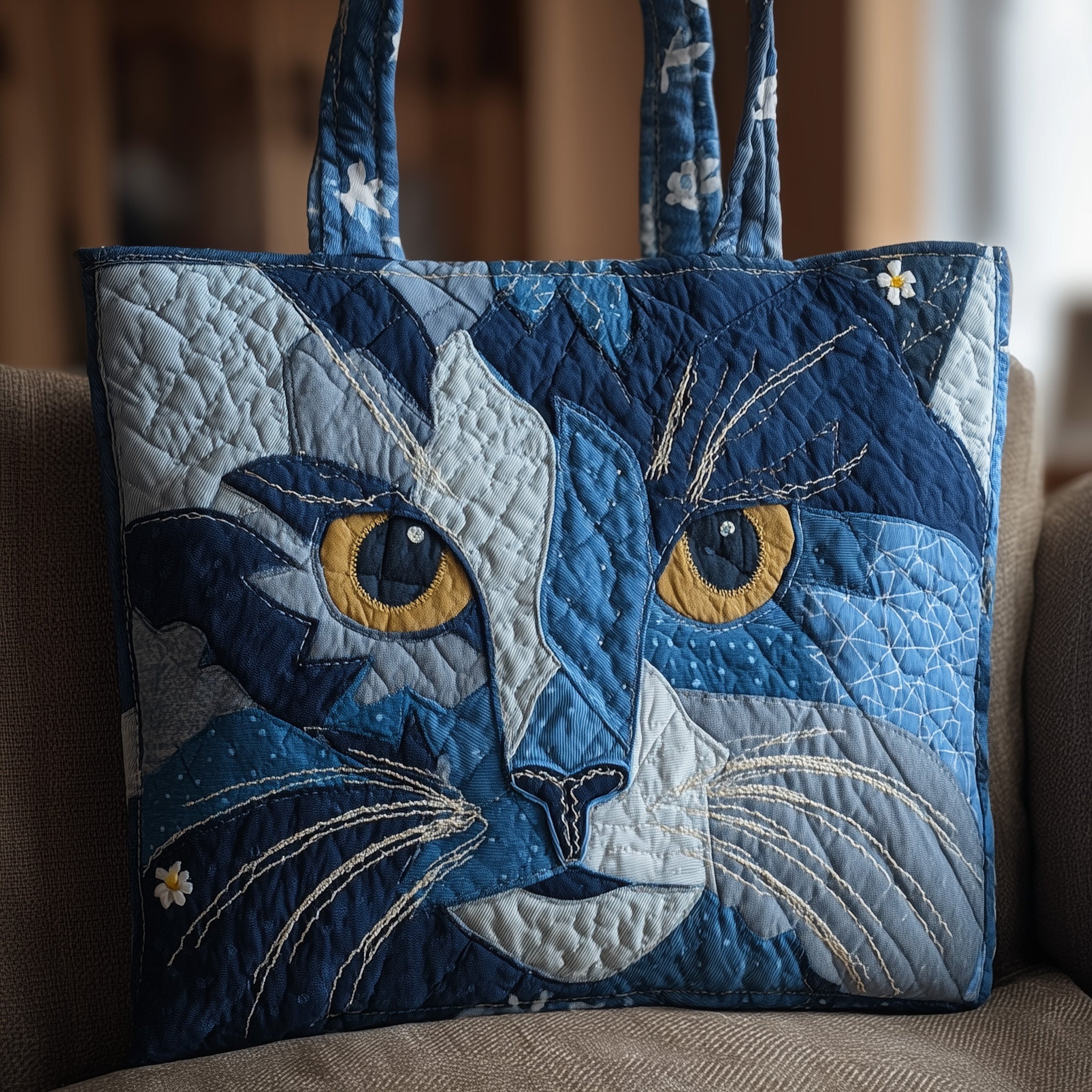 Catitude Quilted Tote Bag GFTONT1993