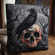 Raven Skull Quilted Tote Bag GFTONT2000