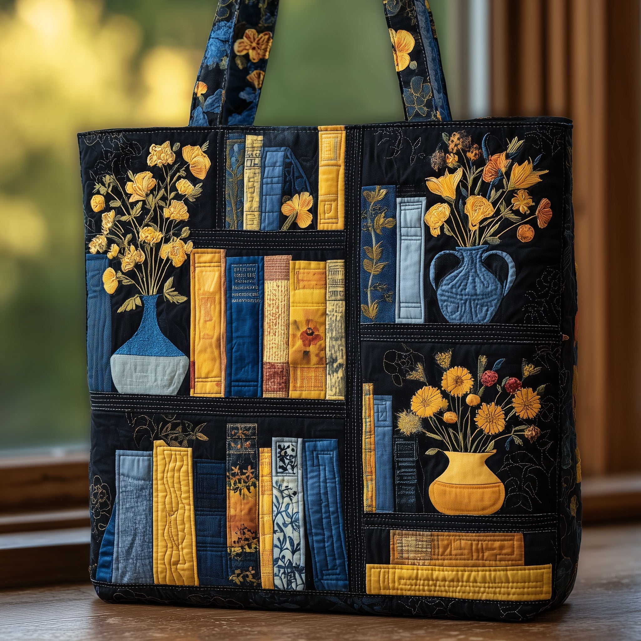 Charming Book Quilted Tote Bag GFTONT2068
