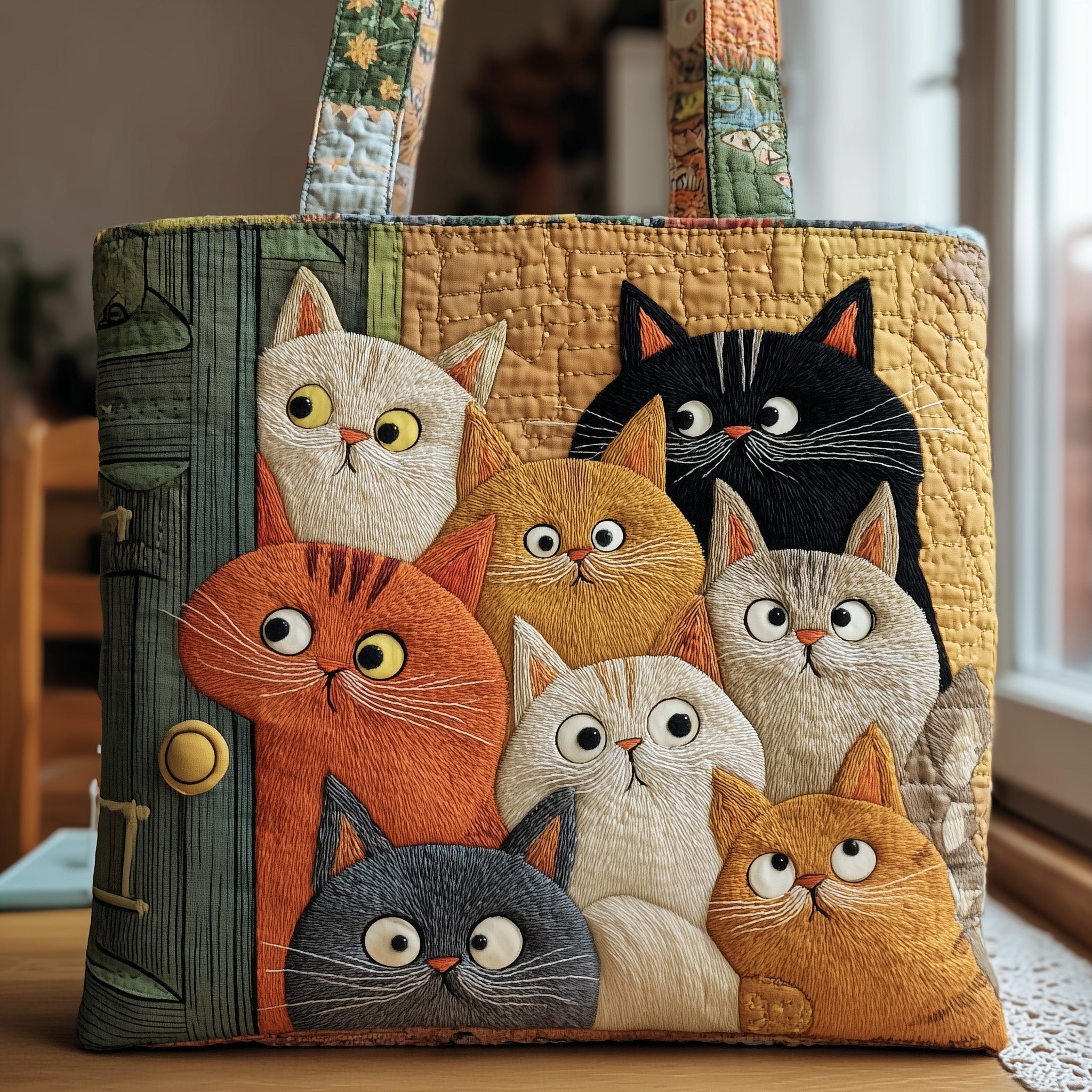 House of Cats Quilted Tote Bag GFTONT2121