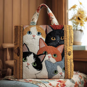 House of Cats Quilted Tote Bag GFTONT2123