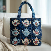 Vintage Teapot Quilted Tote Bag GFTONT2131