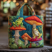 Frog Charm Quilted Tote Bag GFTONT2137