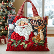 Joyful Santa Quilted Tote Bag GFTONT3333