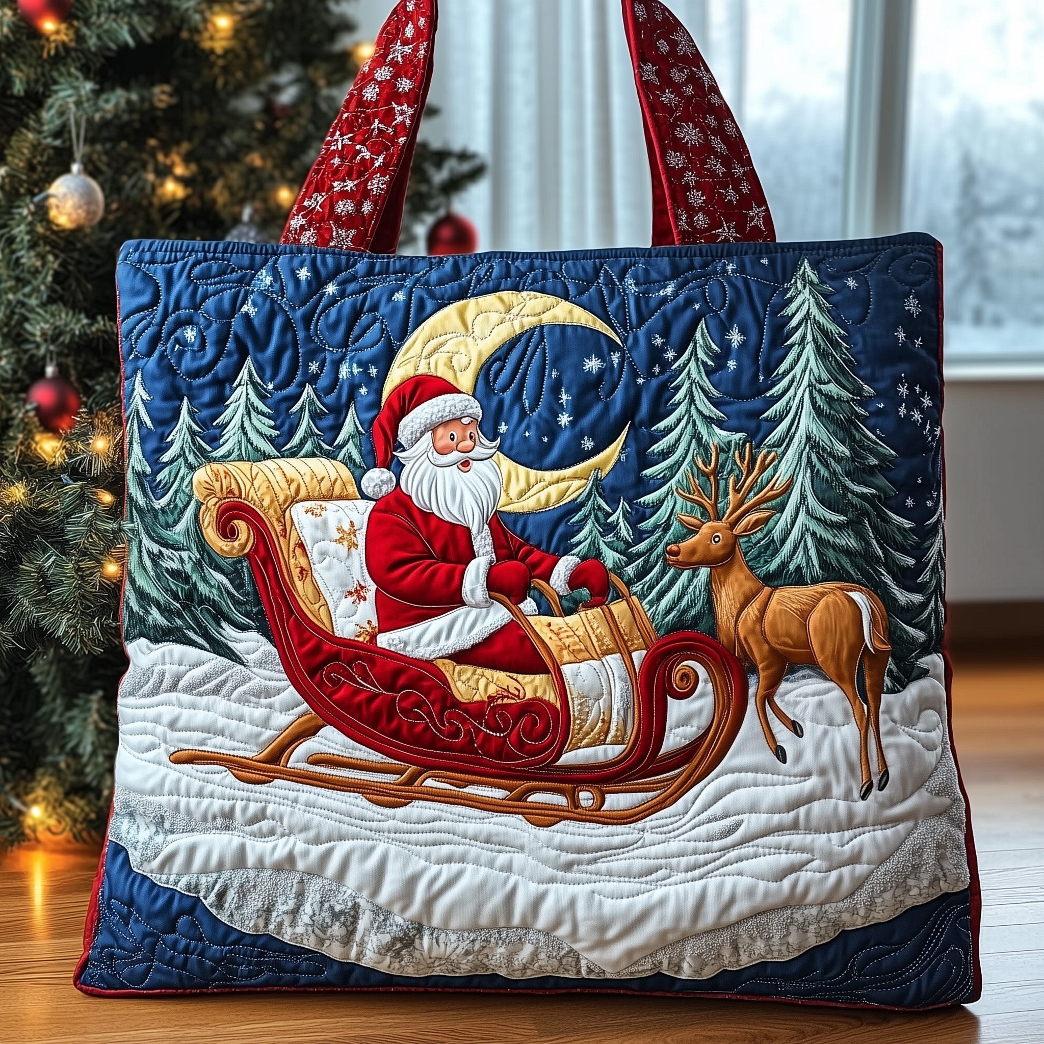 Santa Mission Quilted Tote Bag GFTONT3335
