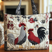 Rustic Chickens Quilted Tote Bag GFTONT3377