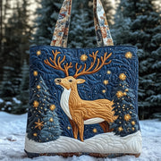 Christmas Reindeer Quilted Tote Bag GFTONT3412