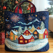 Festive Village Quilted Tote Bag GFTONT3429