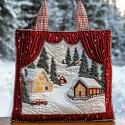 Snowfall Serenade Quilted Tote Bag GFTONT3779