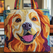 Retreiver Portrait Quilted Tote Bag GFTONT3798