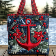 Nautical Christmas Quilted Tote Bag GFTONT3847