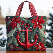 Nautical Christmas Quilted Tote Bag GFTONT3848