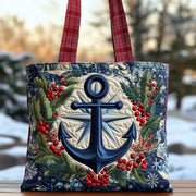 Nautical Yuletide Quilted Tote Bag GFTONT3850