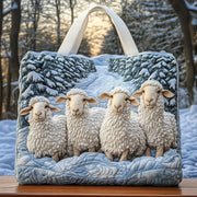 Winter Sheeps Quilted Tote Bag GFTONT3988