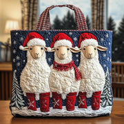 Christmas Sheeps Quilted Tote Bag GFTONT3991