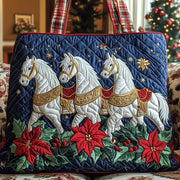 Yuletide Ride Quilted Tote Bag GFTONT4082