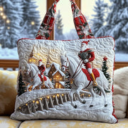 Yuletide Ride Quilted Tote Bag GFTONT4083