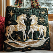Yuletide Horse Quilted Tote Bag GFTONT4084
