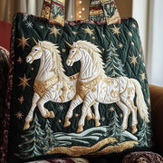 Yuletide Horse Quilted Tote Bag GFTONT4085
