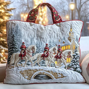 Yuletide Horse Quilted Tote Bag GFTONT4086